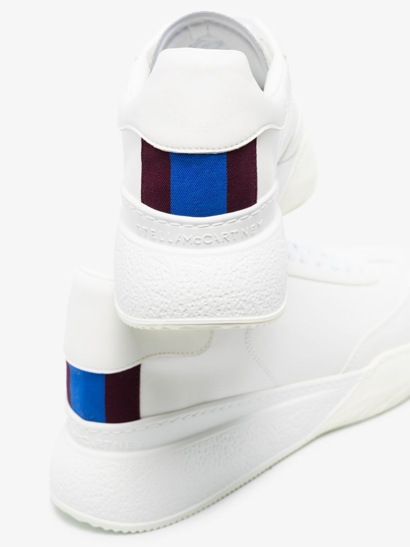 White Loop Chunky Low Top Sneakers