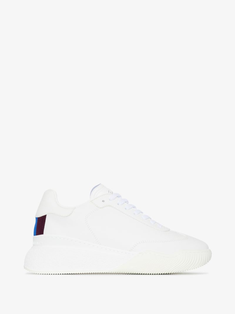 White Loop Chunky Low Top Sneakers
