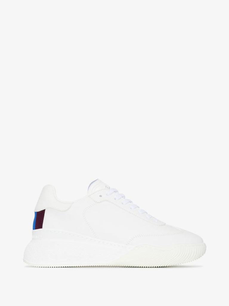 White Loop Chunky Low Top Sneakers