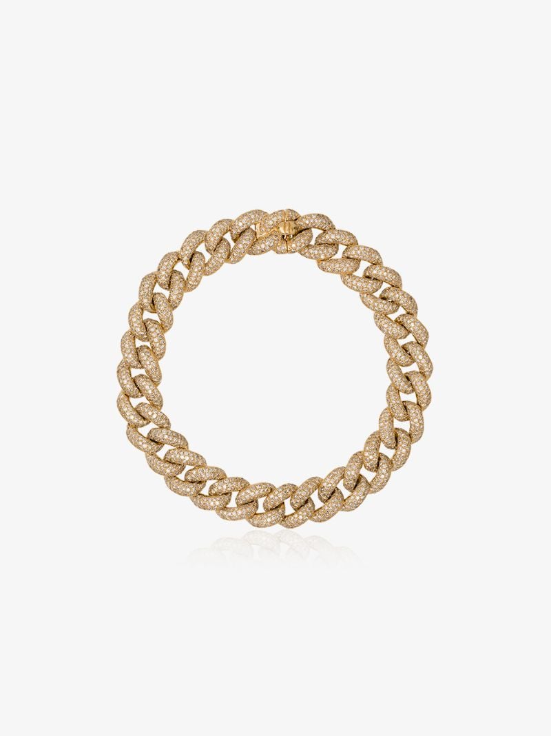 18k Yellow Gold Diamond Bracelet