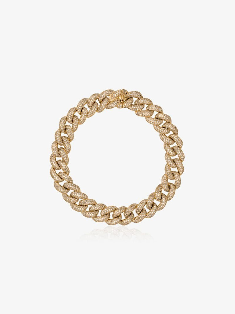 18k Yellow Gold Diamond Bracelet
