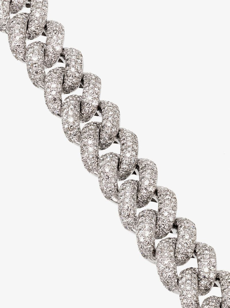 18k White Gold Essential Link Diamond Bracelet