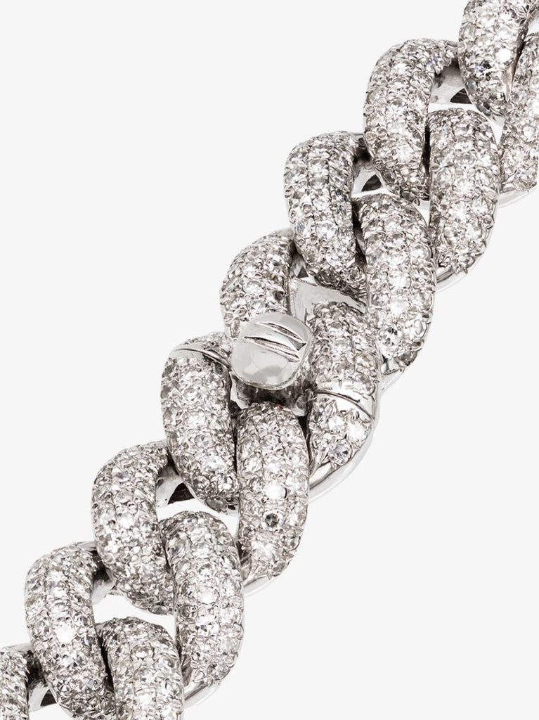 18k White Gold Essential Link Diamond Bracelet