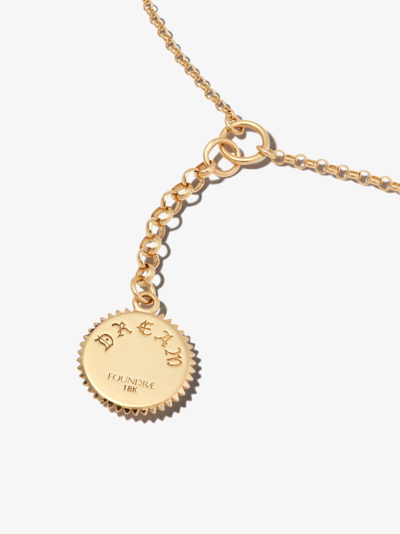18k Yellow Gold Dream Charm Necklace