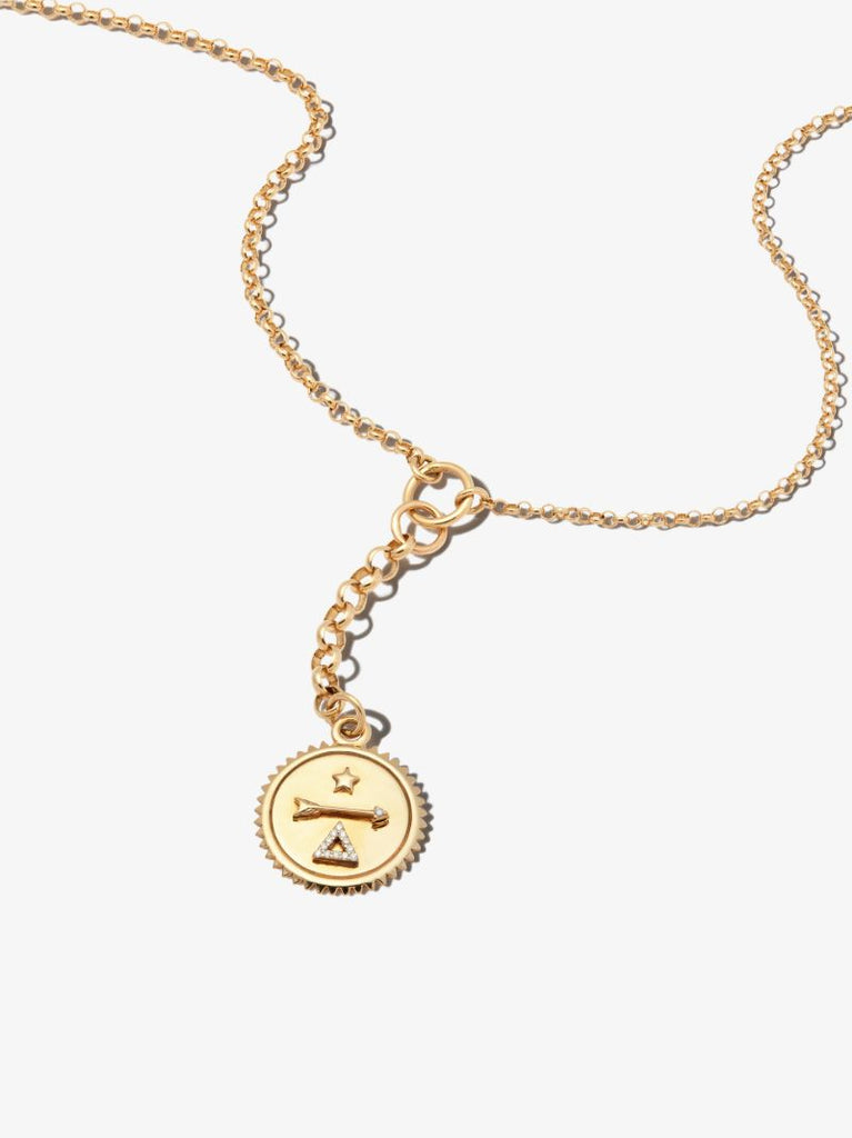 18k Yellow Gold Dream Charm Necklace