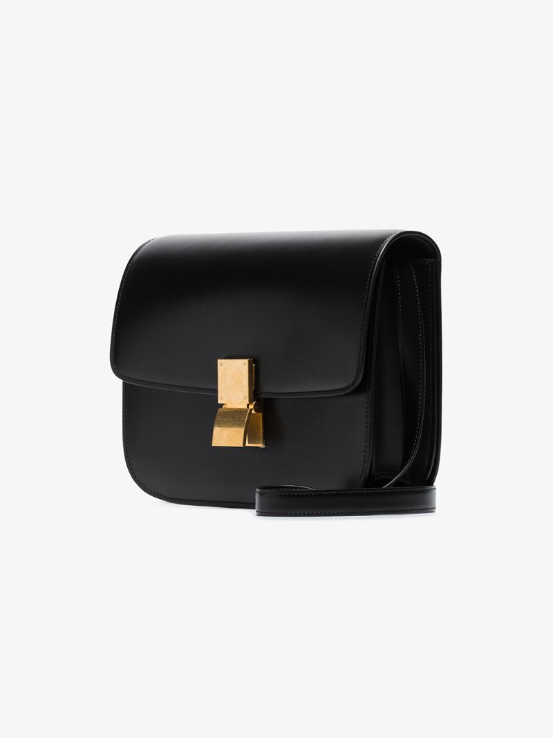 Black Medium Classic Box Shoulder Bag