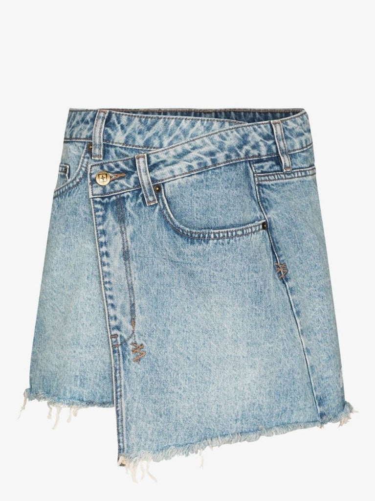 Rap Denim Mini Skirt