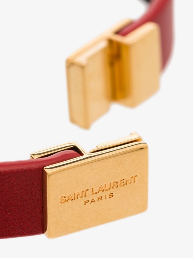Red Opyum Leather Bracelet