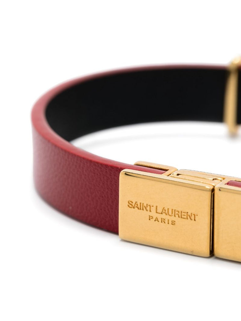 Red Opyum Leather Bracelet
