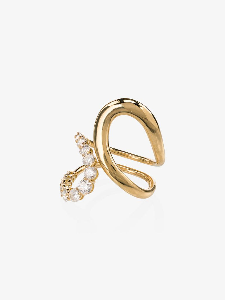 18k Gold Aria Jane Twist Diamond Ring