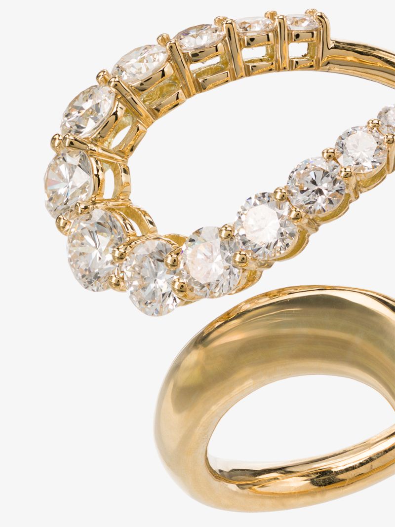 18k Gold Aria Jane Twist Diamond Ring