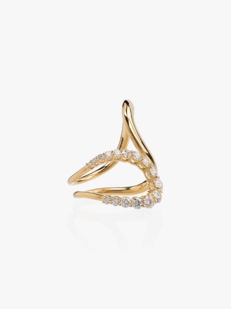 18k Gold Aria Jane Twist Diamond Ring
