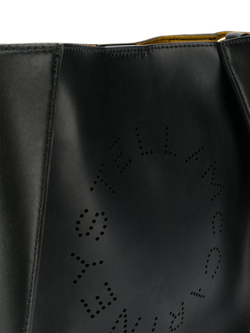 Black Stella Mccartney Logo Mini Cross Body Bag