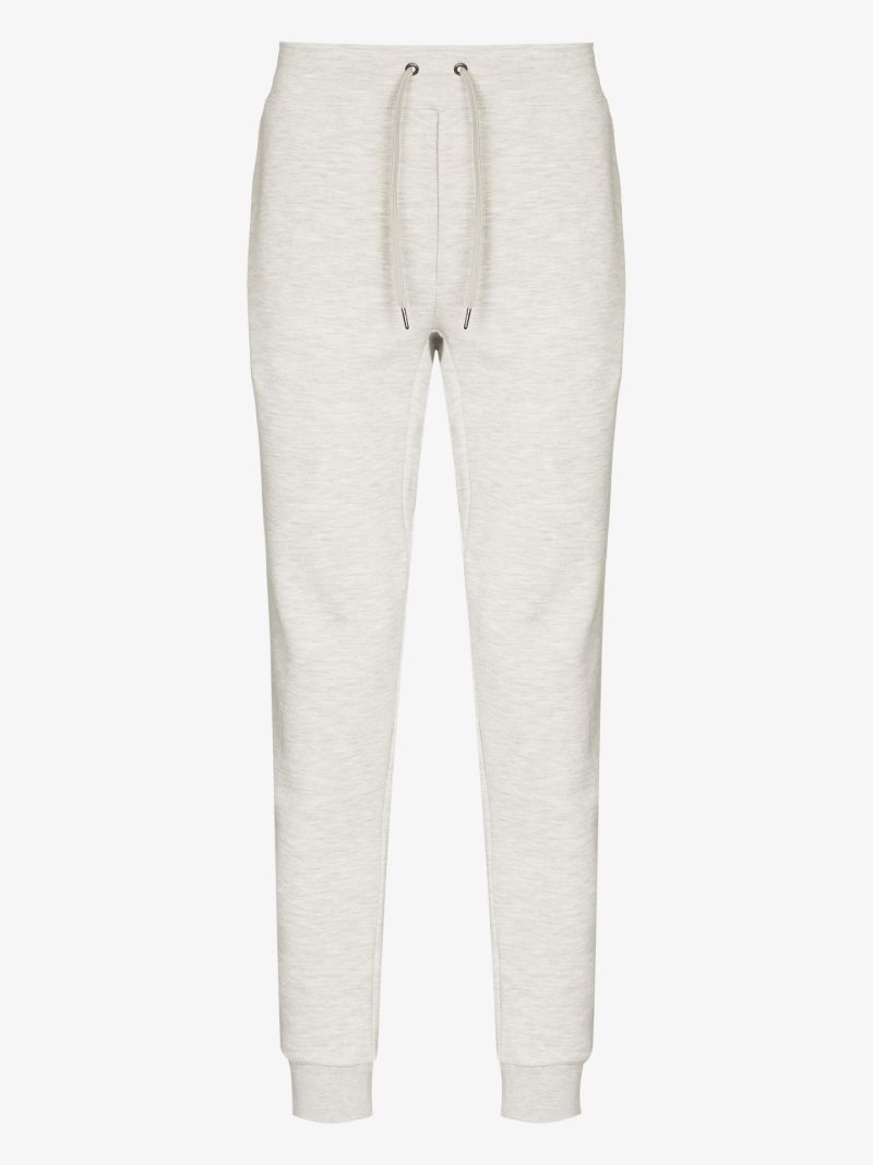 Grey Logo Tapered Track Pants