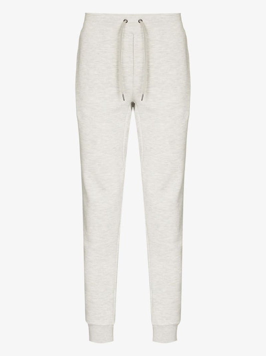 Grey Logo Tapered Track Pants