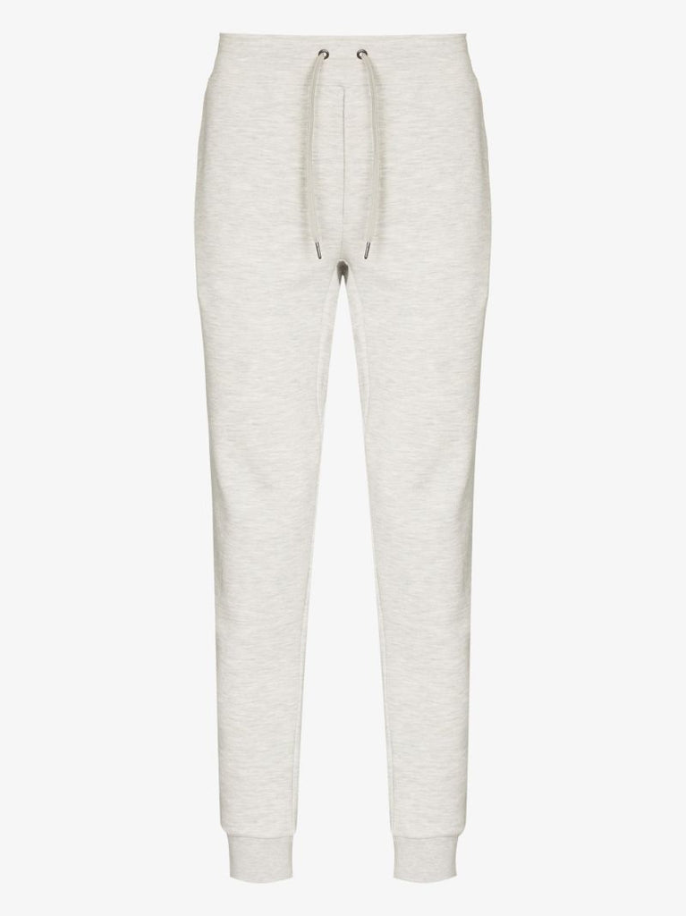 Grey Logo Tapered Track Pants