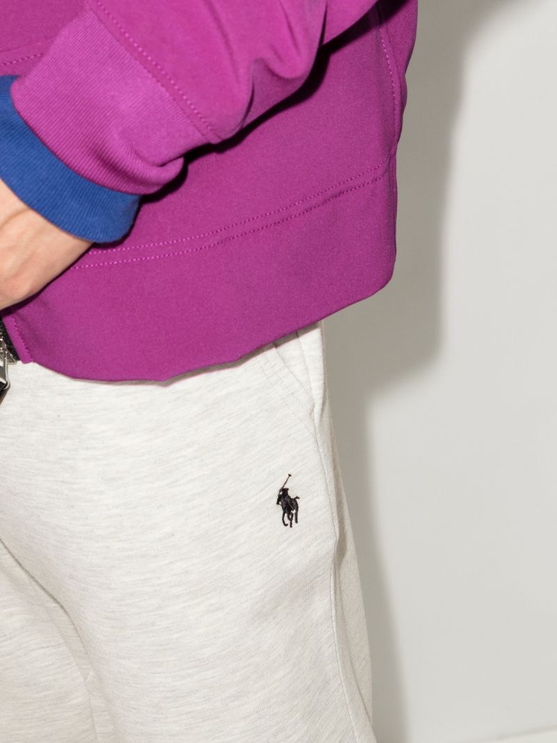 Grey Logo Tapered Track Pants
