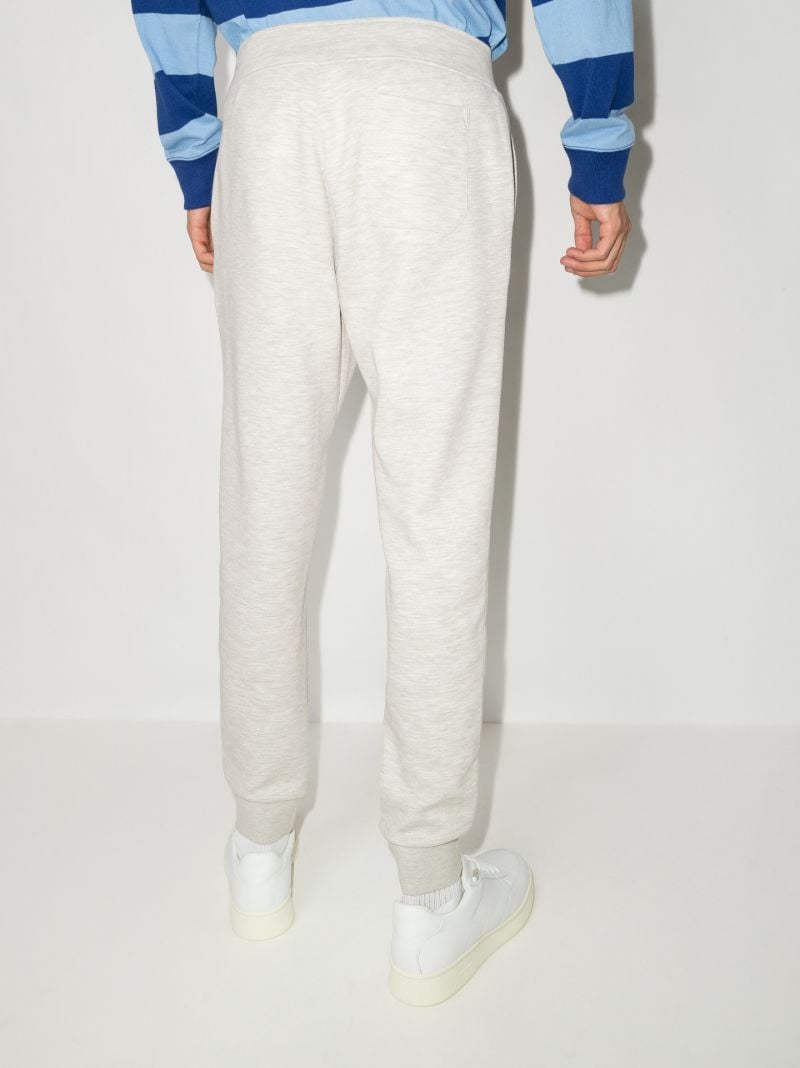 Grey Logo Tapered Track Pants
