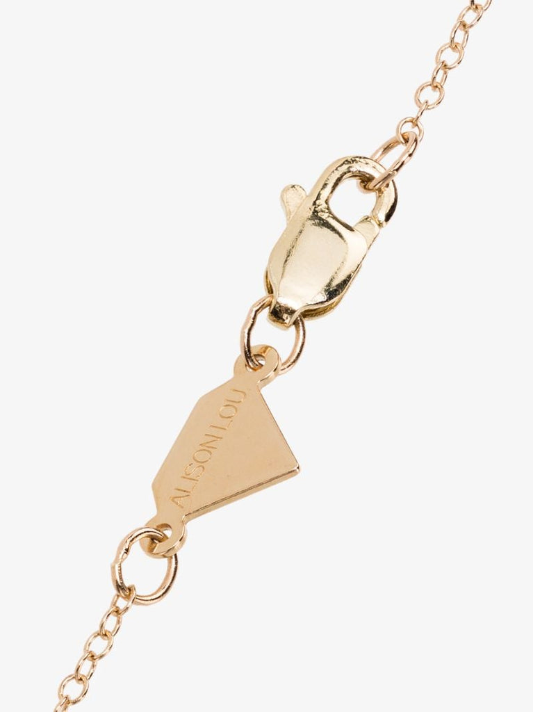 14k Yellow Gold Medium Happy Face Necklace