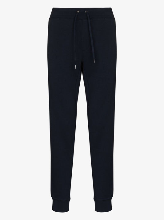 Blue Logo Tapered Track Pants