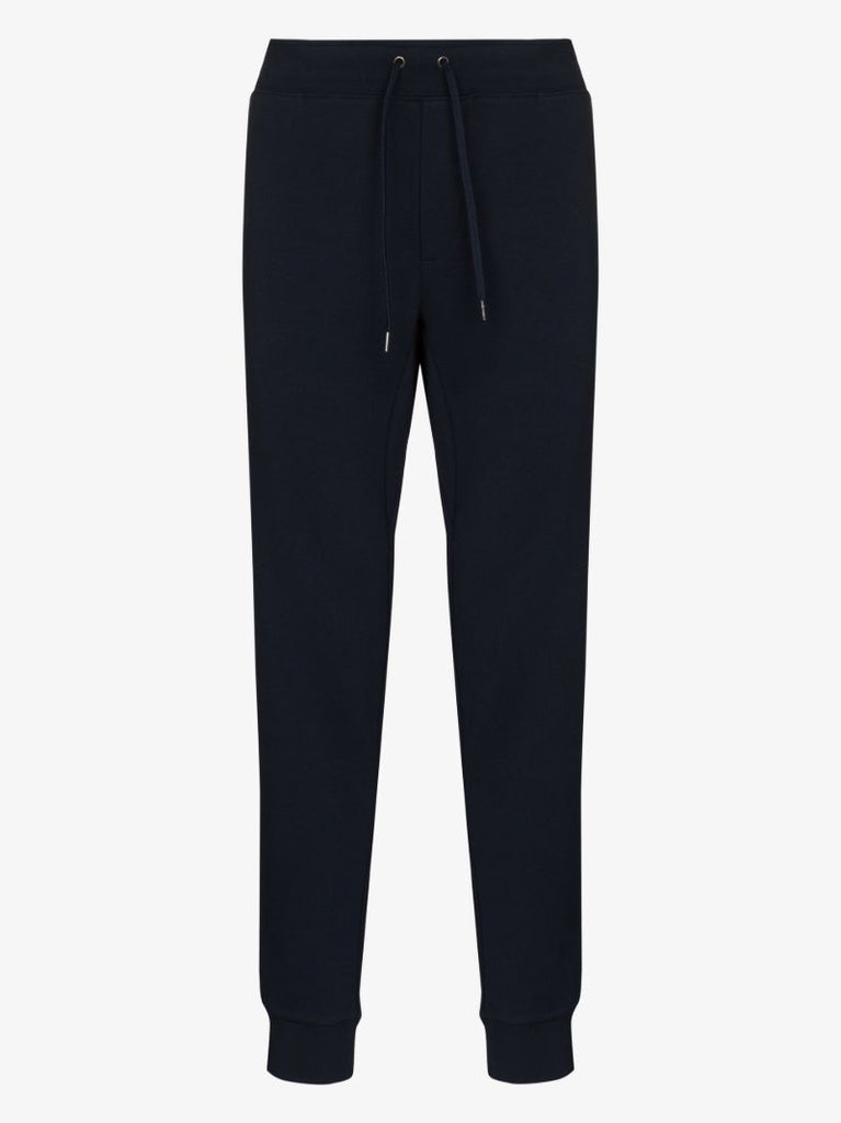 Blue Logo Tapered Track Pants