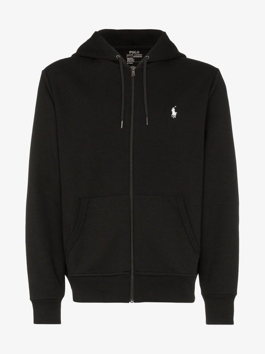 Black Polo Pony Hoodie
