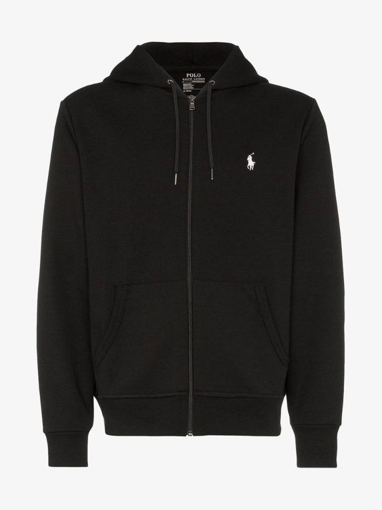 Black Polo Pony Hoodie