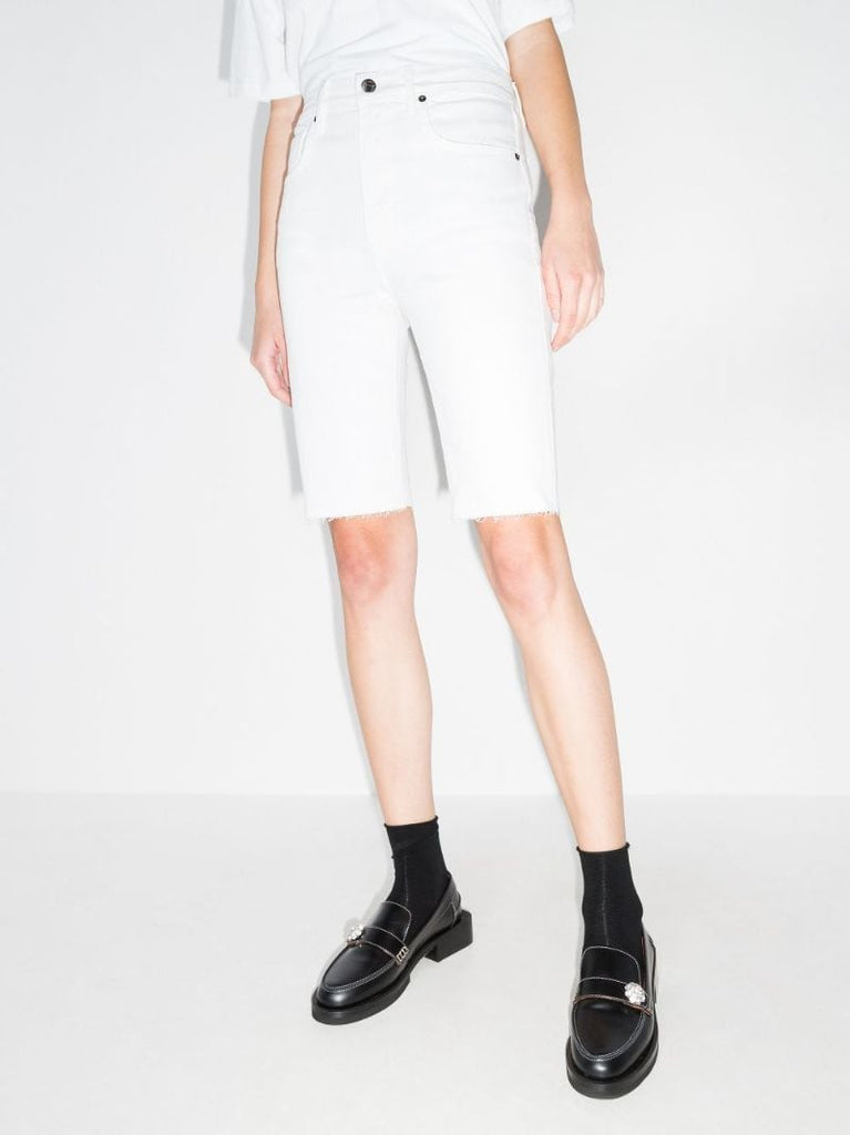 Knee-length Denim Shorts