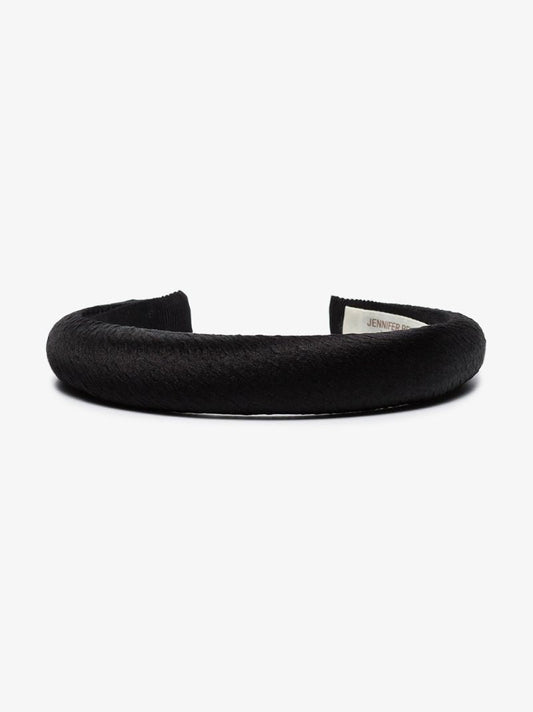 Black Thada Silk Satin Headband