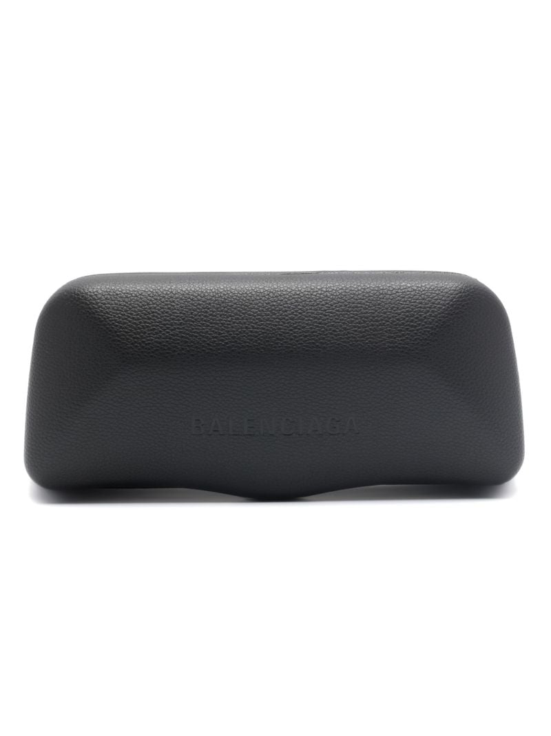 Black Mono Rectangle Sunglasses