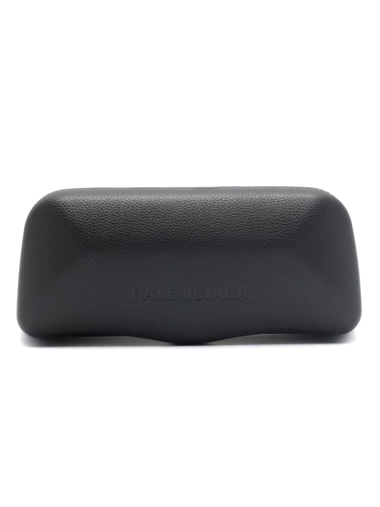 Black Mono Rectangle Sunglasses