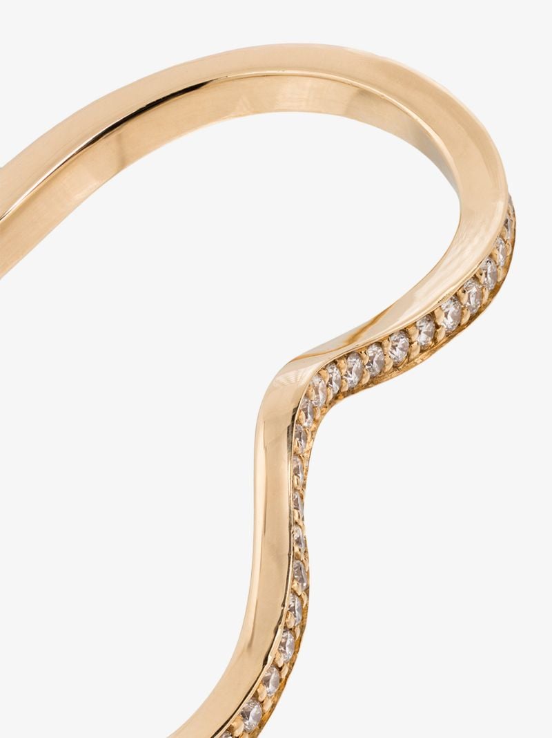 18k Yellow Gold Alessi Diamond Double Ring