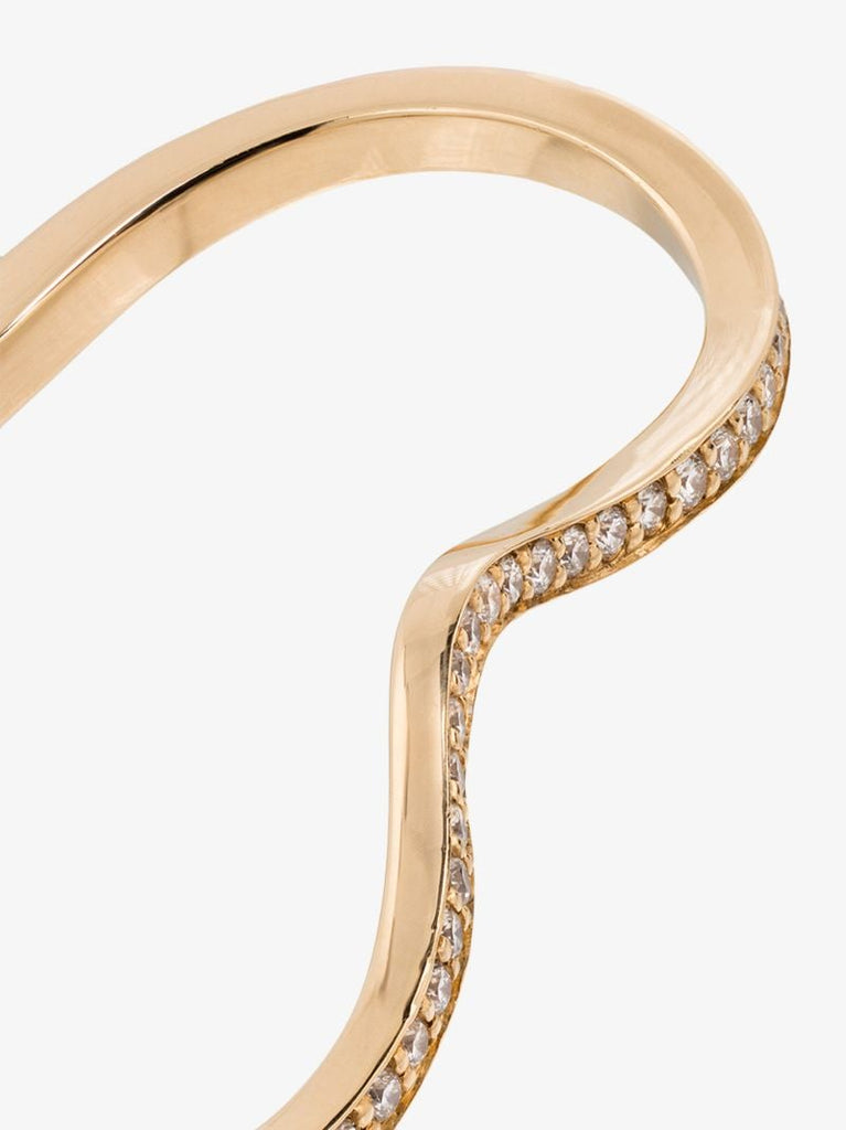 18k Yellow Gold Alessi Diamond Double Ring