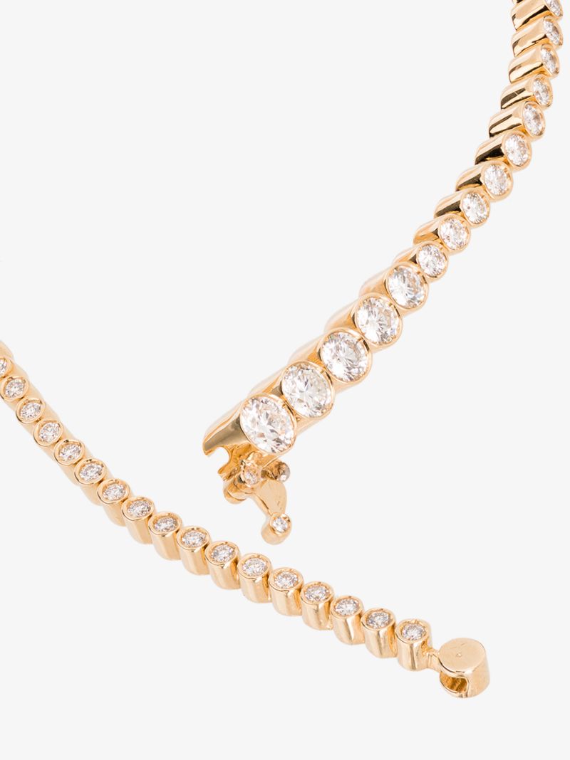18k Yellow Gold Classic Diamond Tennis Bracelet