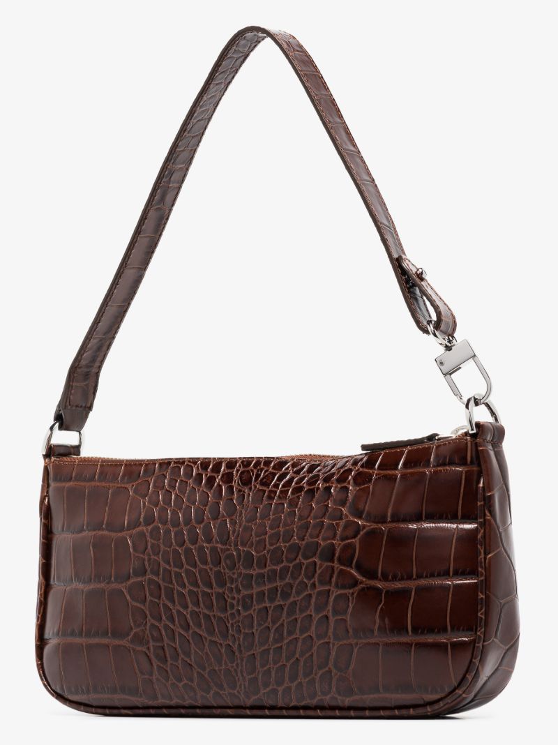 Brown Rachel Leather Shoulder Bag