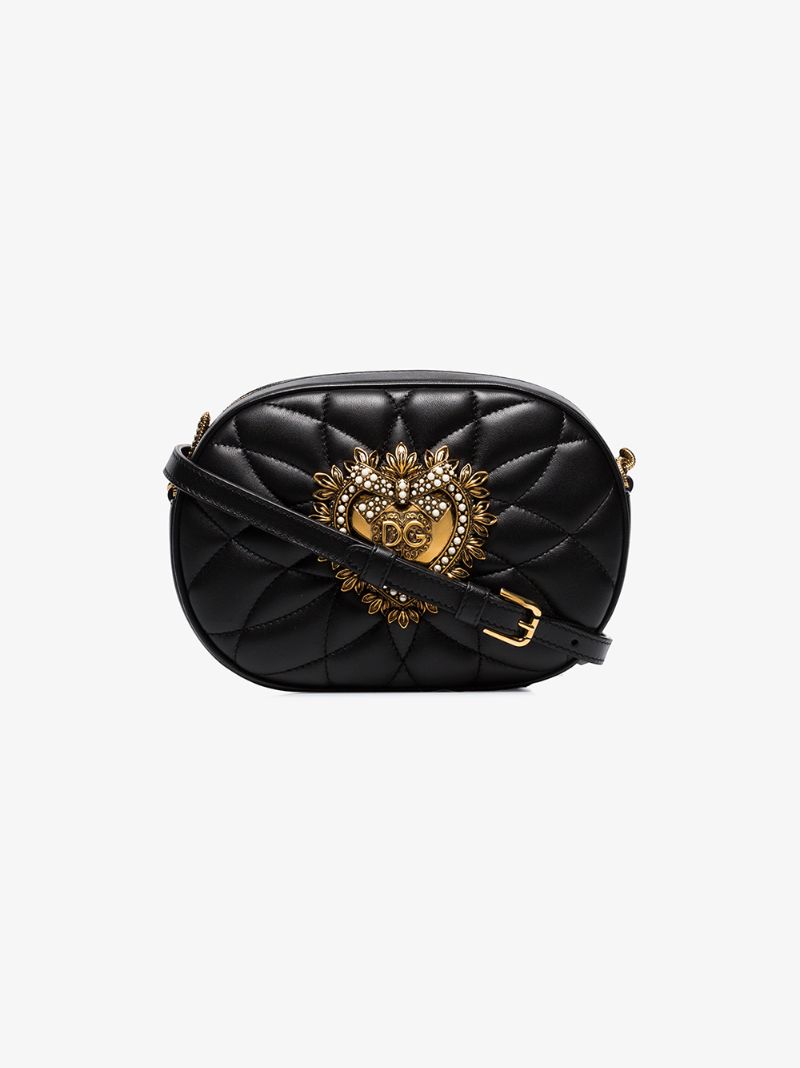 Black Devotion Quilted Camera Bag