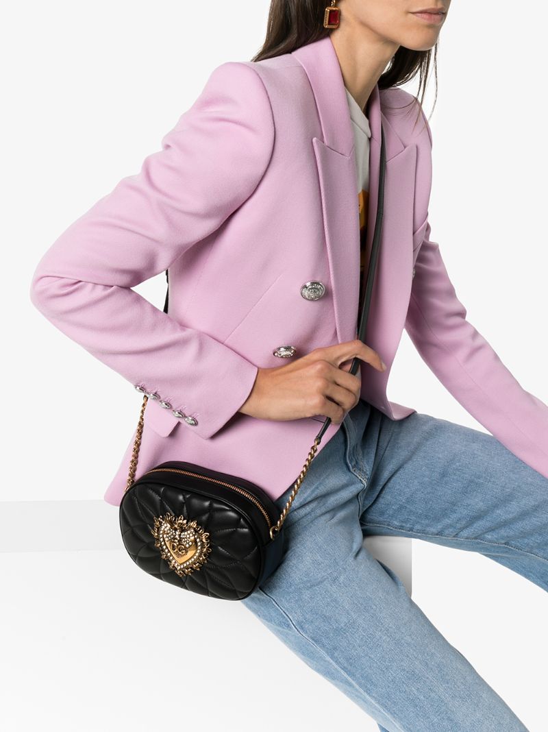 Black Devotion Quilted Camera Bag