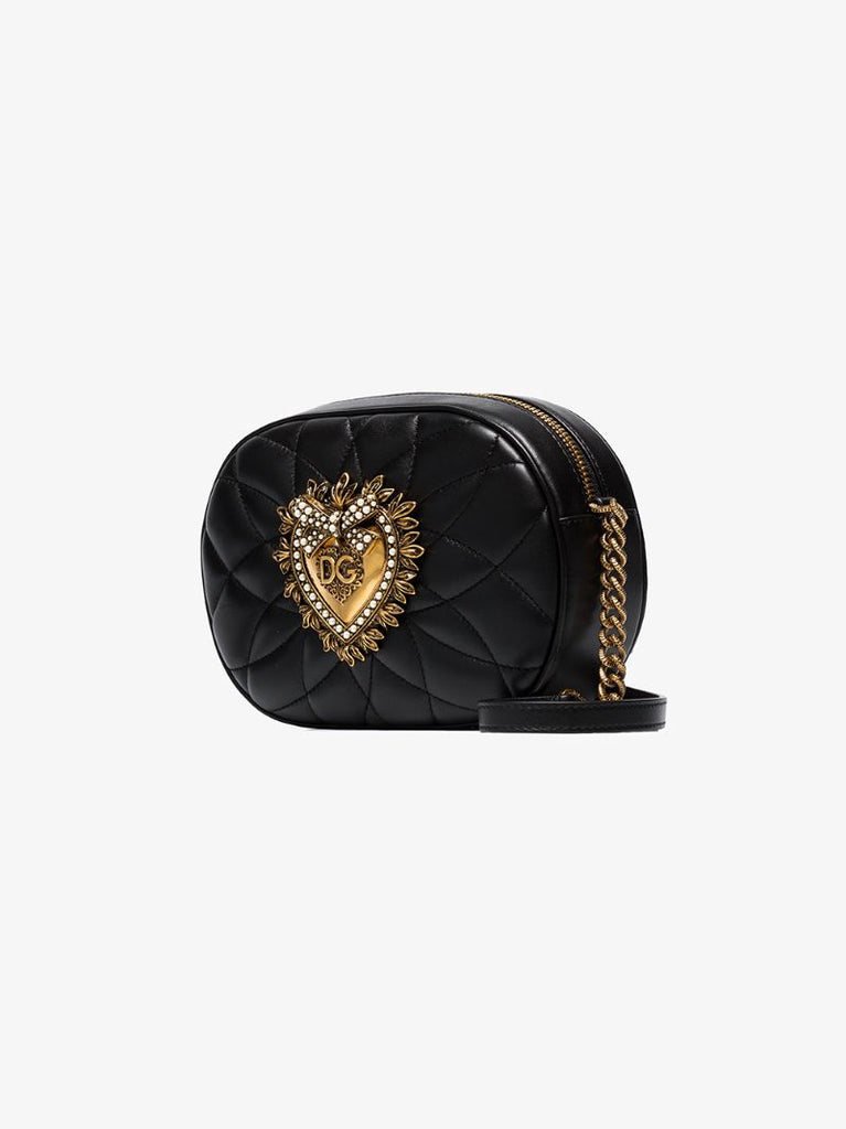 Black Devotion Quilted Camera Bag