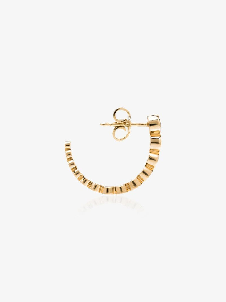 18k Yellow Gold Boucle Ensemble Diamond Earrings