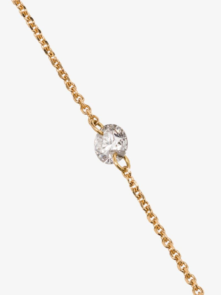 18k Yellow Gold Diamond Chain Bracelet