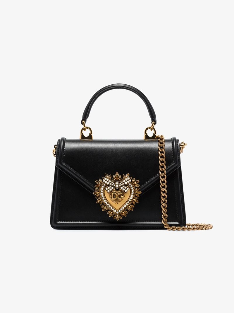 Black Devotion Mini Top Handle Bag