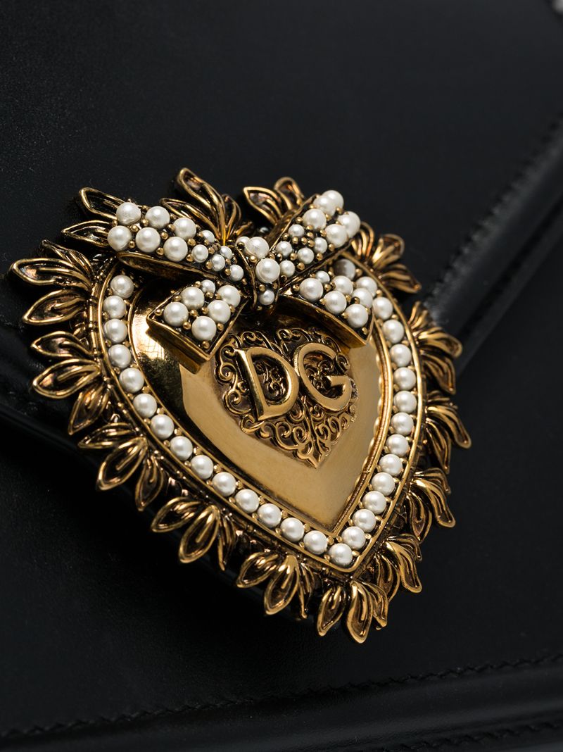 Black Devotion Mini Top Handle Bag
