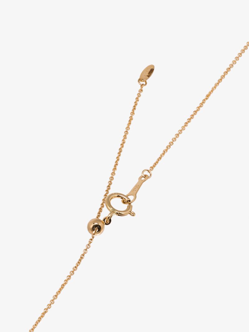 18k Yellow Gold Amour Diamond Necklace