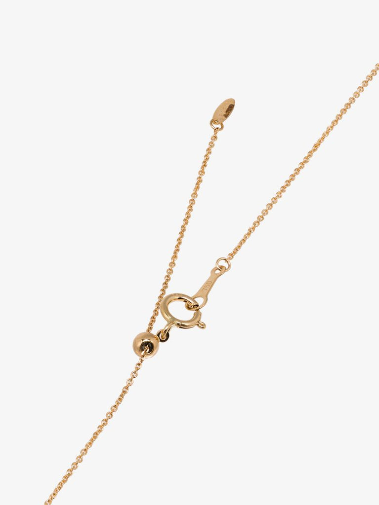 18k Yellow Gold Amour Diamond Necklace