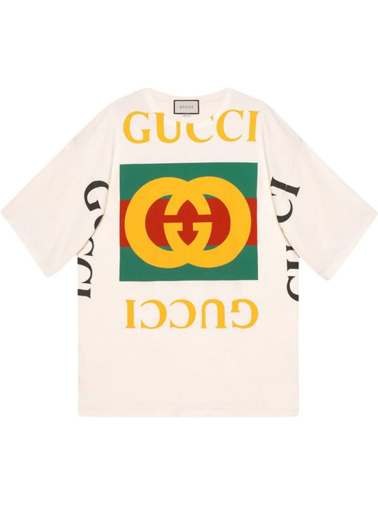 Oversized T-shirt with Gucci Logo