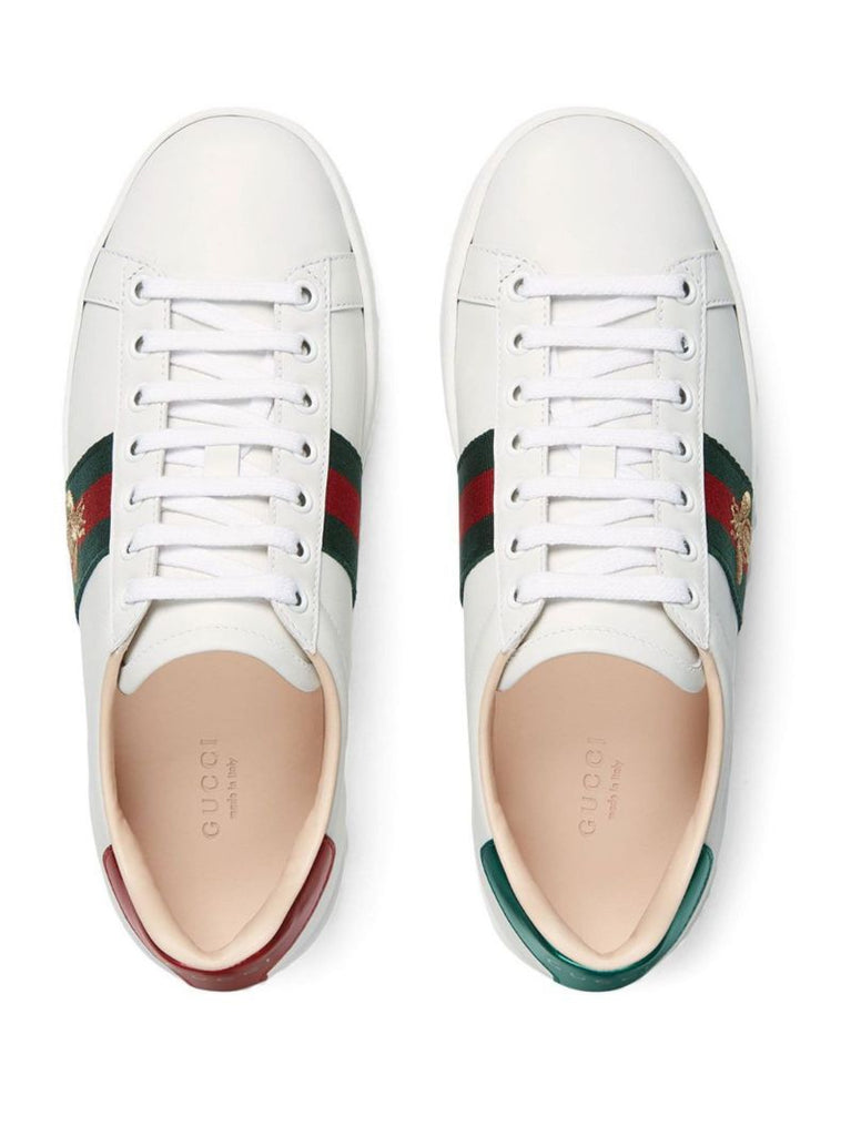 White Ace 50 Platform Leather Sneakers