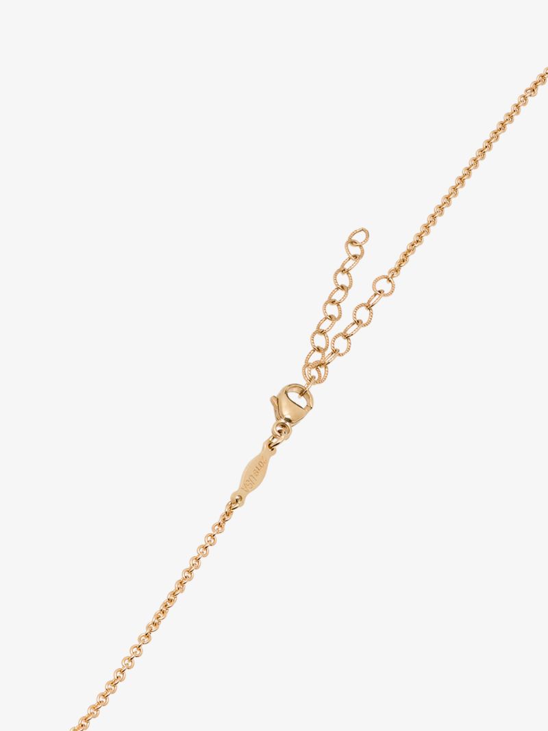 14k Yellow Gold Evil Eye Pendant Necklace