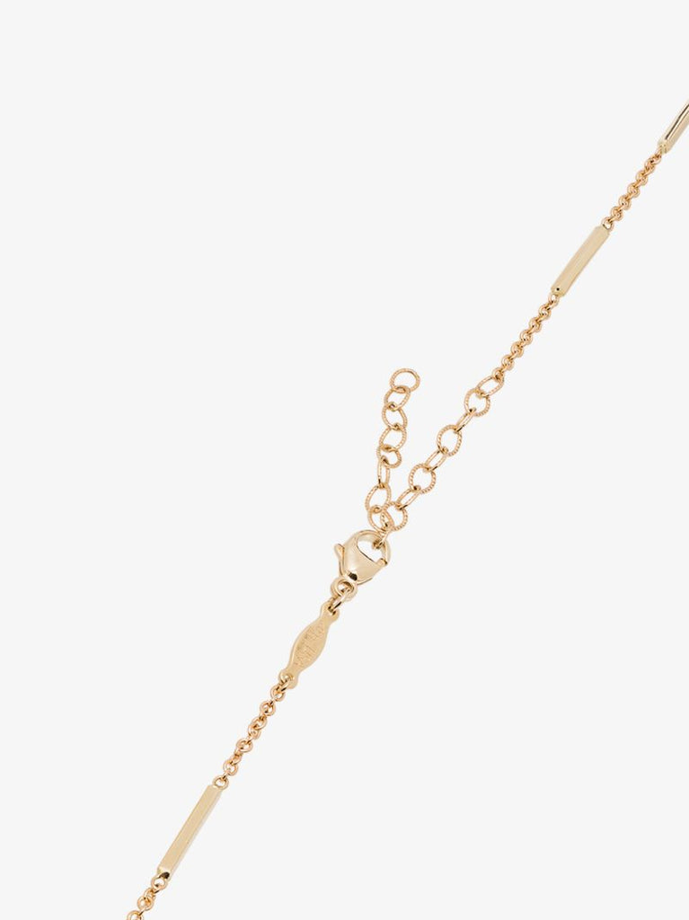 14k Yellow Gold Onyx Diamond Chain Necklace