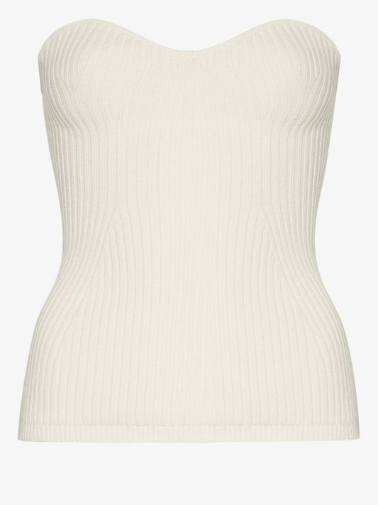 Lucie Ribbed Knit Bustier