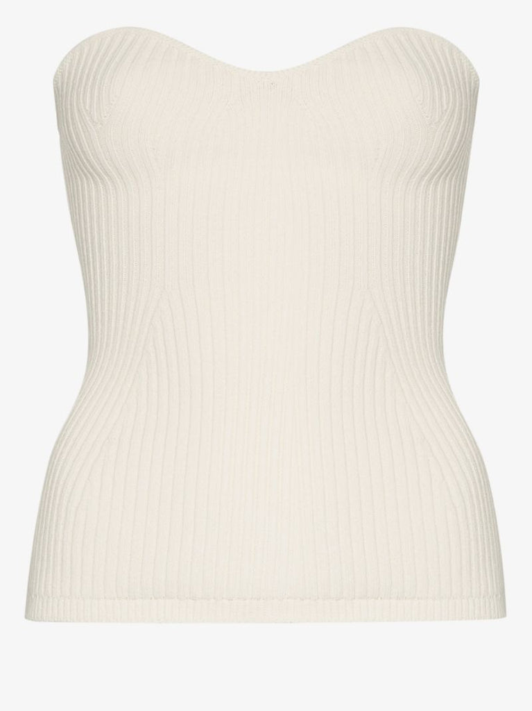 Lucie Ribbed Knit Bustier